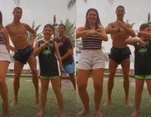 Cristiano apareció en el perfil de su hermana y junto a ella, su hijo y su sobrino, bailó de una forma muy peculiar. ESPECIAL