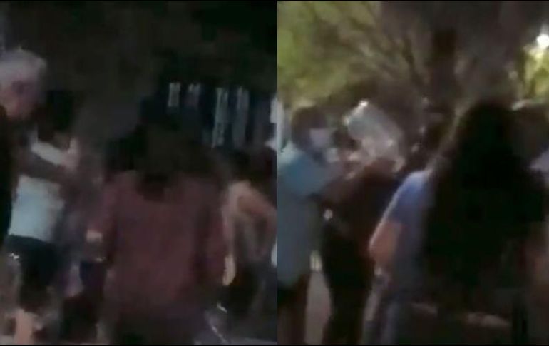 Mujeres pelean por agua en Nuevo León RRSS