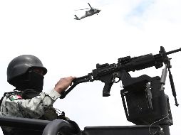 En el municipio de Urique, Chihuahua, las patrullas y los vehículos militares dominan el panorama, se trata de elementos del Ejército, la Guardia Nacional y la SSPE que vigilan la zona tras el asesinato de los jesuitas. SUN / EELG