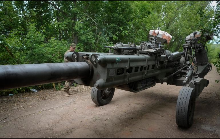 La asistencia estadounidense a las fuerzas armadas de Ucrania asciende hasta ahora los seis mil 100 millones de dólares. AP/E. Lukatsky