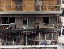 Vista general de los daños causados por las llamas. XINHUA/L. Blanco