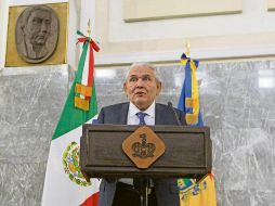 Raymundo Gómez Flores recibió el reconocimiento “René Justin Rivial León”, en Palacio de Gobierno. EL INFORMADOR/ A. Camacho