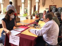 La diputada Leticia Pérez García, presidenta de la Comisión de Participación Ciudadana y Transparencia, celebró el registro de más aspirantes a la vacante. ESPECIAL