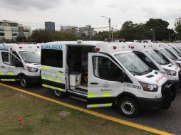 Para su compra y equipamiento, se invirtieron 60 millones 707 mil 382 pesos y serán entregados en comodato a 33 municipios (las unidades de urgencias básicas) y dos al SAMU de Jalisco (las UTIM). EL INFORMADOR / A. Camacho