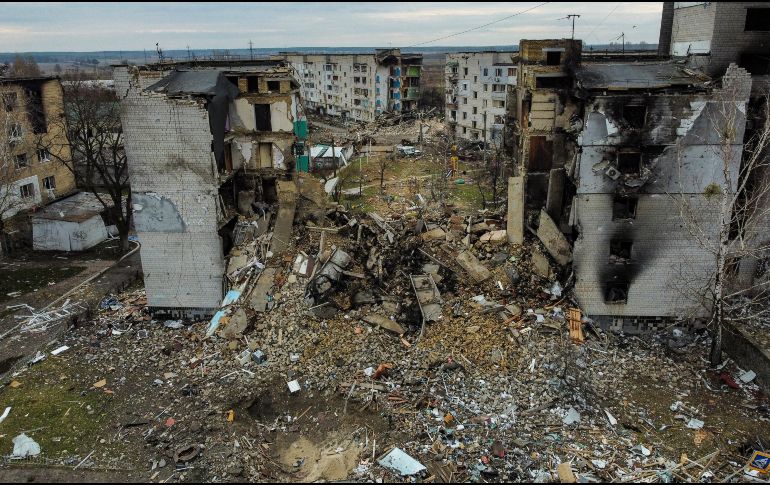 El último ataque ruso en junio fue contra una fábrica en la periferia de Kiev y dejó un herido. AFP / N. García