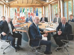 Los presidentes de las siete economías más fuertes del mundo en sus reuniones de trabajo en Alemania. EFE