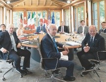 Los presidentes de las siete economías más fuertes del mundo en sus reuniones de trabajo en Alemania. EFE