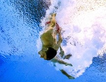 Los clavadistas Kevin y Otniel tendrán la oportunidad de mejorar sus números, pues el próximo jueves volverán a escena para disputar la prueba en el trampolín de un metro. AFP/F. MARIT