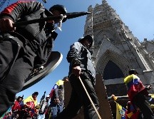 Las manifestaciones tienen en jaque la producción de crudo. EFE/J. Jácome