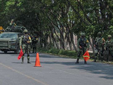 Se reforzaron los patrullajes de vigilancia en la zona por medio de la Policía Estatal y elementos de la Guardia Nacional y la Secretaría de la Defensa Nacional (Sedena). EFE/ARCHIVO