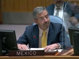 De la Fuente urgió a la mediación y el diálogo que lleven a un cese al fuego total. TWITTER/@MexOnu