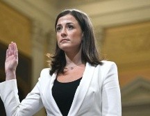 Cassidy Hutchinson, exasistente de la Casa Blanca, que testificó en contra de Donald Trump durante las vistas del Congreso que investigan los ataques del 6 de enero. GETTY IMAGES