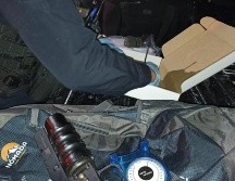 La detención ocurrió durante la madrugada de hoy en el cruce de las calles Ángulo y Santa Mónica. ESPECIAL / Policía de Guadalajara