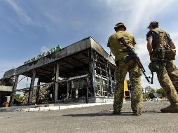 Siria anunció que reconocía la independencia de las dos repúblicas separatistas de Donetsk y Lugansk. EFE/O. Petrasyuk