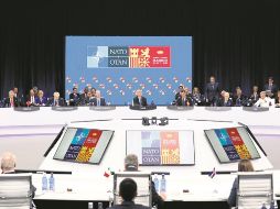 Durante la primera jornada de trabajo de la OTAN, la seguridad fue el eje principal de las charlas y mesas de debate. EFE