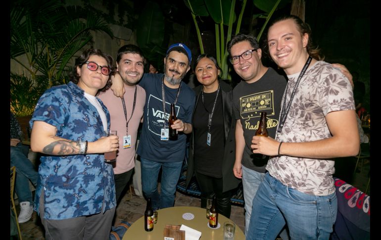 Fer Assad, Mauricio Orozco, Jonathan Eslui, Margarita Ortega, Arturo Garibay y Eduardo Jiménez. GENTE BIEN JALISCO/Jorge Soltero