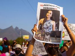 Ayer miércoles se realizó un nuevo cateo en el motel donde fue encontrado el cuerpo de Debanhi. AFP / ARCHIVO