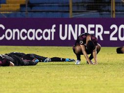 Luis Pérez desea que la eliminación en Honduras no estanque las carreras de sus futbolistas.  AFP/O. Sierra