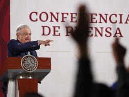 En la conferencia mañanera el Presidente acusó que tras el asesinato de los dos sacerdotes jesuitas se suscitó una campaña en contra de su gobierno. EFE/J. Méndez