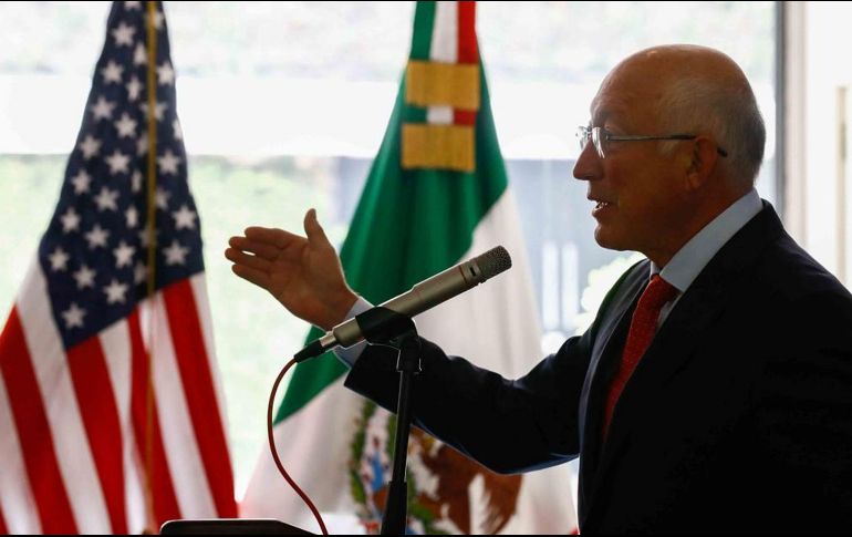 El embajador, Ken Salazar, reconoció que la seguridad es una responsabilidad compartida entre México y Estados Unidos. SUN / ARCHIVO
