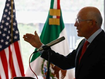 El embajador, Ken Salazar, reconoció que la seguridad es una responsabilidad compartida entre México y Estados Unidos. SUN / ARCHIVO