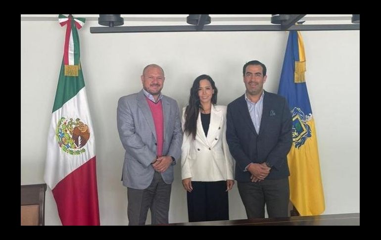 El Gobierno de Jalisco informó que el encargado de la sede de Filma en Jalisco en Ciudad de México será Abel Salgado (lado izq). Cotesía / Gobierno de Jalisco