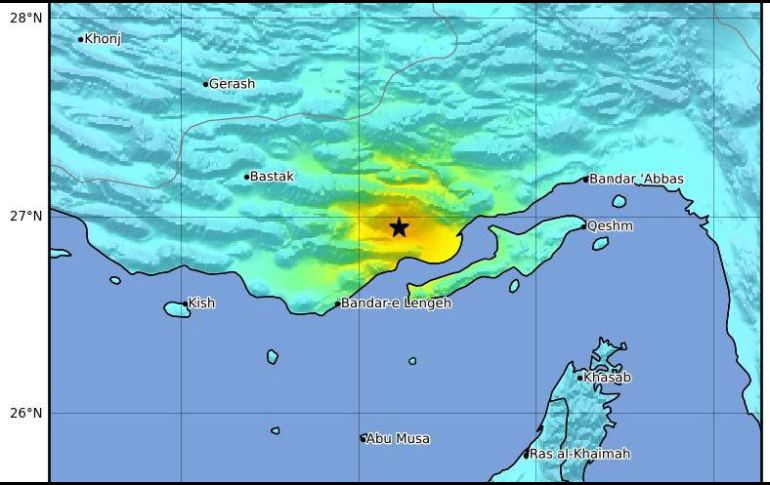 Las tres personas murieron en la aldea Sayeh Khosh, cerca del epicentro del terremoto. ESE/USGS