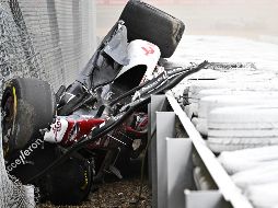 Así fue el aparatoso accidente que protagonizó el piloto de Alfa Romeo (VIDEO)