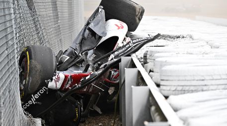 Así fue el aparatoso accidente que protagonizó el piloto de Alfa Romeo (VIDEO)