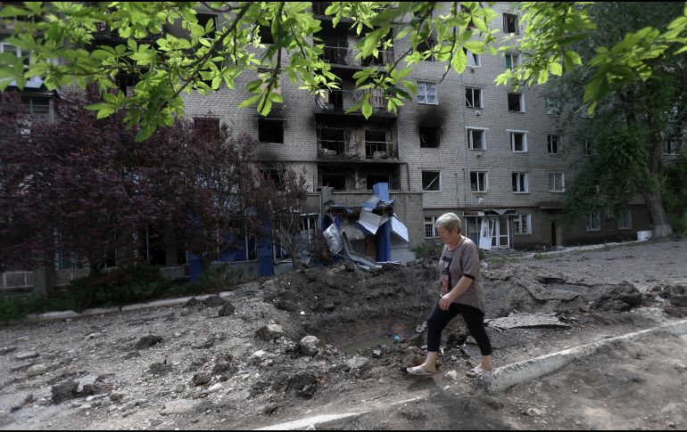 La conquista de Lysychansk, si se confirma, permitiría a las tropas rusas avanzar hacia Sloviansk y Kramatorsk. AFP / A. Stepanovo