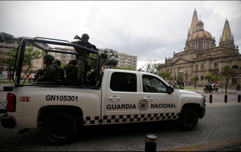 Desde su llegada a Jalisco en julio del 2019, nueve efectivos de la Guardia Nacional han sido asesinados. EL INFORMADOR / ARCHIVO