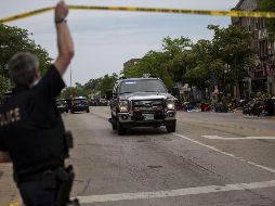 Los tiros sembraron el pánico en las calles de este pueblo acomodado a orillas del lago Michigan, donde cientos de personas se habían concentrado en la mañana para las celebraciones del 4 de julio. AFP / J. Vondruska