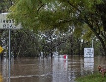 Vista general de un área inundada en Windsor, Nueva Gales del Sur, Australia. XINHUA/B. Xuefei