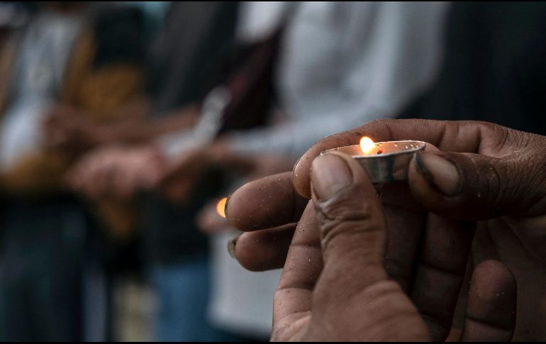 El tractocamión llevaba 73 personas a bordo cuando fue encontrado el 27 de junio. AFP/G. Arias