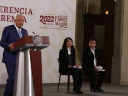López Obrador anunció a través de su mañanera la buena noticia sobre Vulcan Materials. SUN / C. Mejía