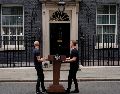 La dimisión de Boris Johnson como líder del Partido Conservador británico prepara el terreno para una batalla por la dirección de la formación gubernamental, que determinará quién será el próximo primer ministro. AP / A. Pezzali