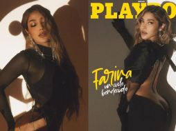 Con su portada en Playboy, Farina rompe con estereotipos sintiéndose libre y plena. ESPECIAL /