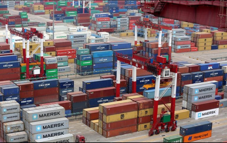 México tuvo un comercio total, de enero a mayo de 2022, por 316 mil millones de dólares con Estados Unidos. EFE/ARCHIVO