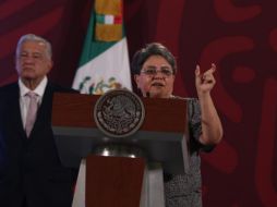 Raquel Buenrostro acusó que de forma indebida muchos patrones comenzaron a condicionar el pago. SUN / C. Mejía