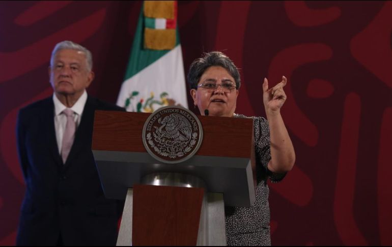 Raquel Buenrostro acusó que de forma indebida muchos patrones comenzaron a condicionar el pago. SUN / C. Mejía