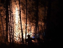 Más de 900 bomberos y dos aviones combatían las llamas en la región. AFP/S.Thomas