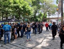 Desde las 13:00 horas de este sábado, comenzaron a formarse -en el ingreso de Calzada de las Palmas- apasionados por la cerveza artesanal para conocer la oferta mexicana que sobresale en este sector. EL INFORMADOR / N. Gutiérrez