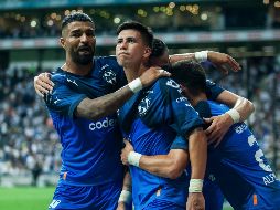 Maxi Meza anotó el segundo de los Rayados. IMAGO7/R. Vogel