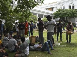 La crisis económica que azota Sri Lanka desde hace meses desencadenó en un movimiento de protesta sin precedentes desde la independencia de la isla en 1948. AFP / A. Sankar