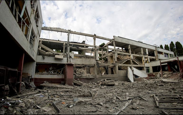 Hasta ahora 591 civiles murieron y mil 548 resultaron heridos en la región de Donetsk desde el comienzo de la invasión rusa el 24 de febrero. EFE / S. Kozlov