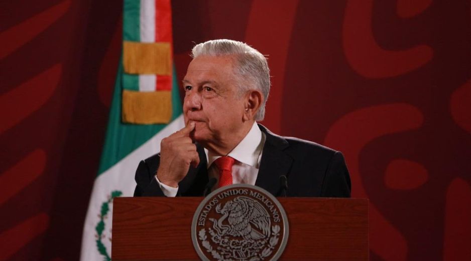 López Obrador dijo que su mensaje en redes tras la muerte de Echeverría el fin de semana es un  asunto institucional. SUN / I. Rodríguez