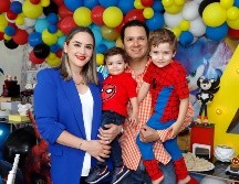 Claudia Vergara, Oliver, Arturo y André López. GENTE BIEN JALISCO/ Claudio Jimeno