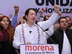 Mario Delgado sostuvo que la encuesta va más allá de un proceso de selección. SUN/B. Fregoso