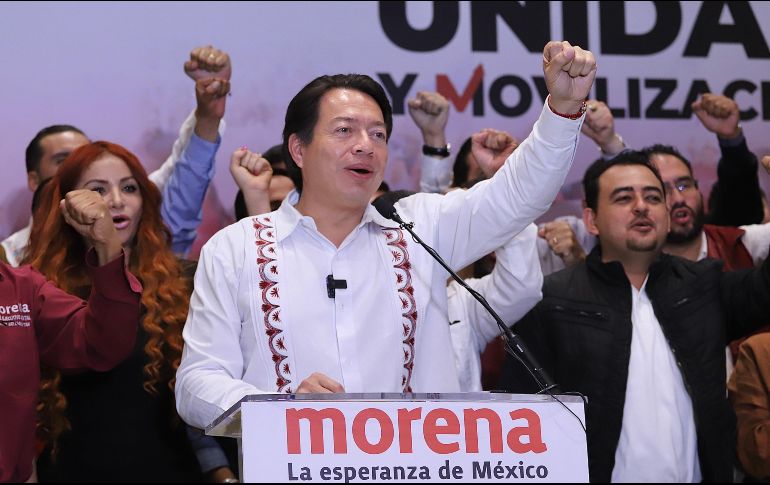 Mario Delgado sostuvo que la encuesta va más allá de un proceso de selección. SUN/B. Fregoso