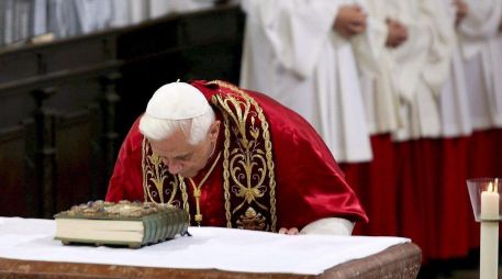 El papa Benedicto XV tiene 95 años. ARCHIVO/ EFE